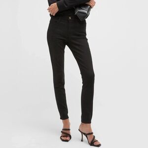 NWTs FRAME Le High Skinny Black Film Noir High Rise Skinny Jeans - Size 27
